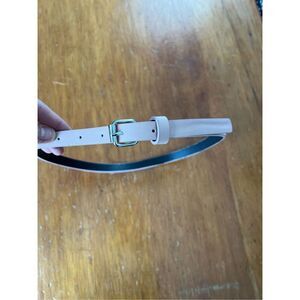 Light pink girls faux leather belt XL